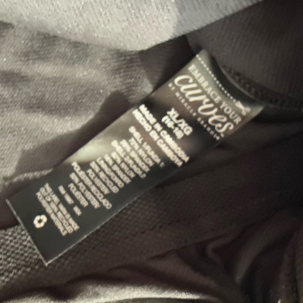 Embrace Your Curves by Miracle Brands Black One-Piece Georgia Swimsuit - Picture 6 of 6